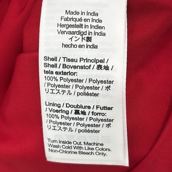 J Crew Factory Rosette mini dress in Deep Ruby Red size 0 NWT CE631 - Picture 9 of 12